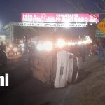 Fuerte accidente en carretera norte deja daños materiales y provoca caos vial Foto: Accidente en carretera norte deja daños materiales/TN8