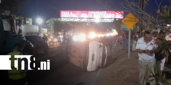 Foto: Accidente en carretera norte deja daños materiales/TN8 Foto: Accidente en carretera norte deja daños materiales/TN8