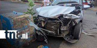FotoAparatoso choque en Managua deja cuantiosos daños materiales/TN8