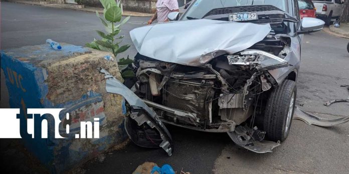 FotoAparatoso choque en Managua deja cuantiosos daños materiales/TN8