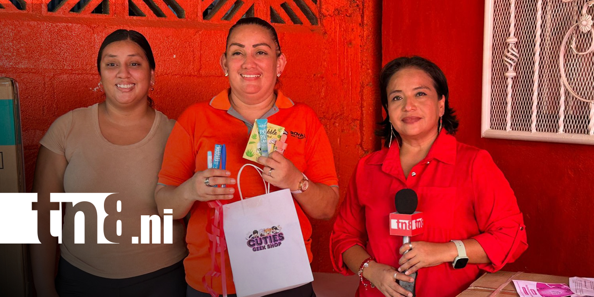 Foto: Crónica TN8 premió el amor y entrega de una madrecita en el barrio Georgino Andrade/TN8