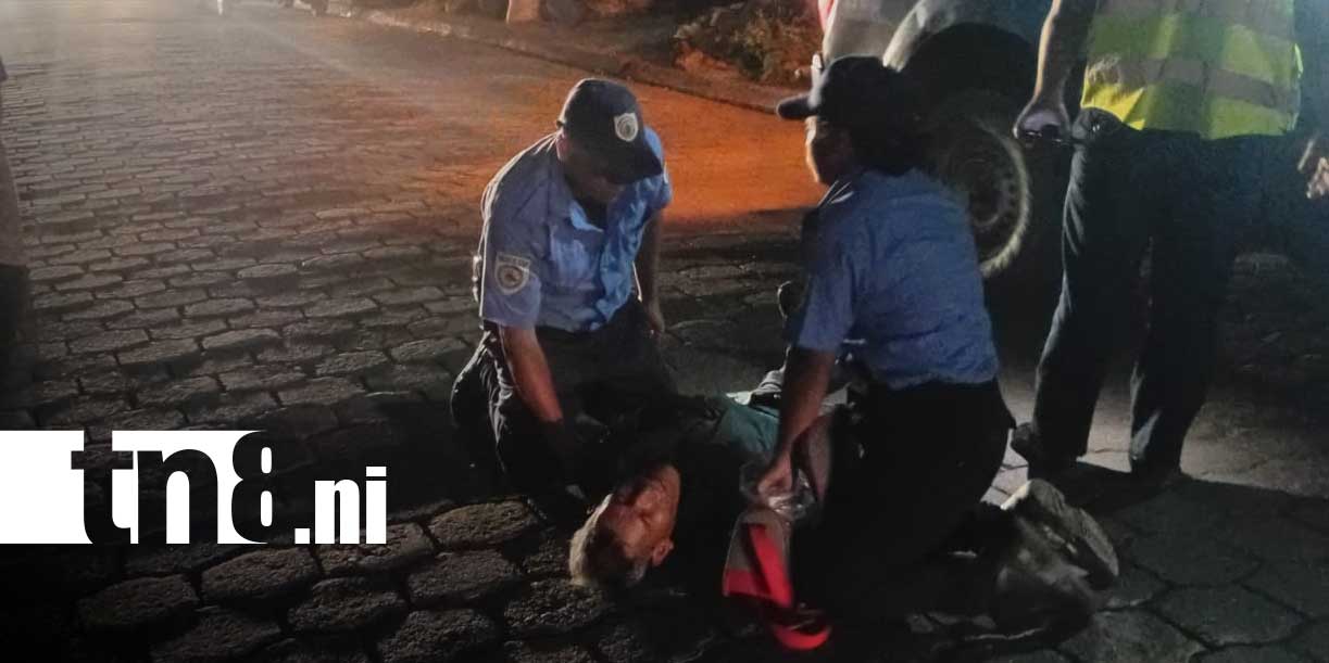 Foto: Caída: adulto mayor sufre accidente en Madriz/TN8