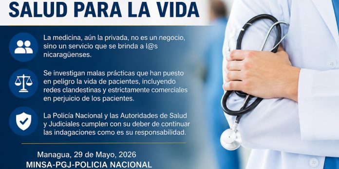 Foto: Investigan presuntas redes clandestinas de prácticas médicas en Nicaragua/Cortesía