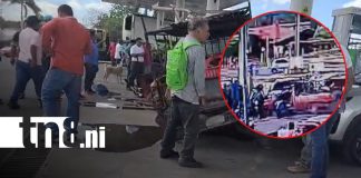 Foto: Impactante choque en Tipitapa / TN8