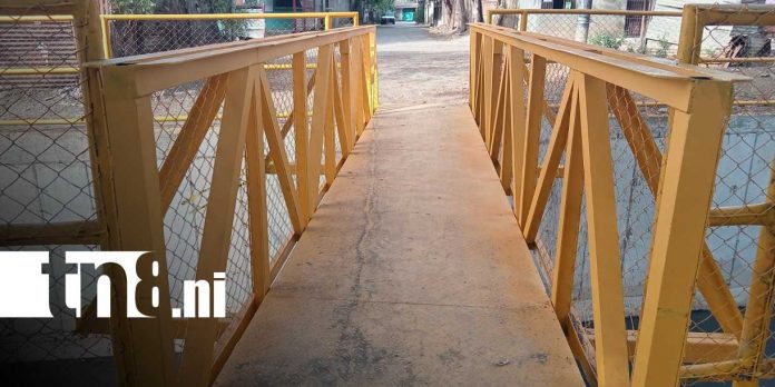 Foto: Más seguridad y conectividad con el nuevo puente en barrios en Managua/TN8 Foto: Más seguridad y conectividad con el nuevo puente en barrios en Managua/TN8