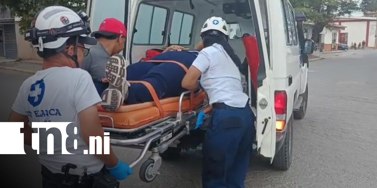 Foto: Motociclista presuntamente ebrio provoca accidente y deja dos lesionados en Estelí/TN8