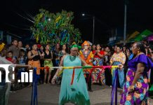 Maypole llena de color, tradición y alegría el barrio Pedro Joaquín Chamorro de Bilwi Foto: Maypole en Bilwi: color, tradición y cultura caribeña/TN8