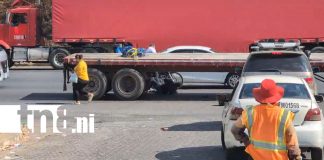 Foto: Quedó bajo las llantas de una rastra en la Carretera Norte /TN8