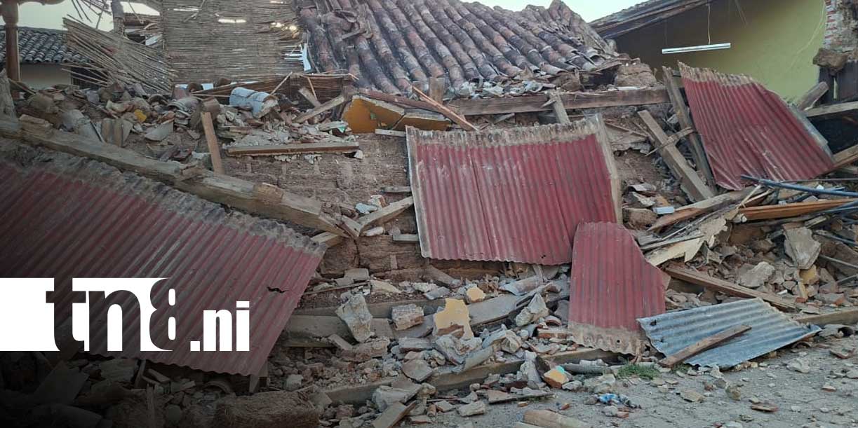 Foto: colapso de histórica casa colonial durante reparación en granada /TN8