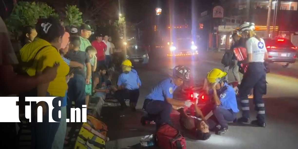 Foto: Accidente en Carretera Panamericana deja ciclista lesionado/TN8
