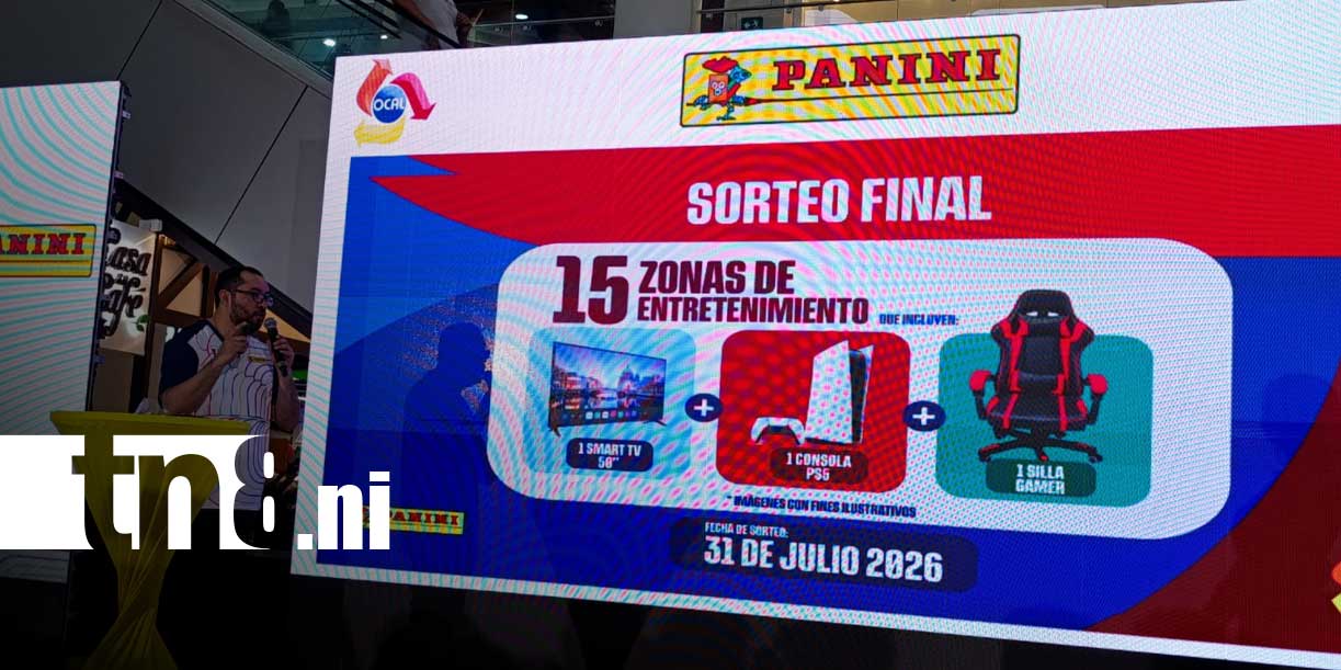 Foto: Llega el álbum del Mundial 2026 de Panini a Nicaragua/TN8