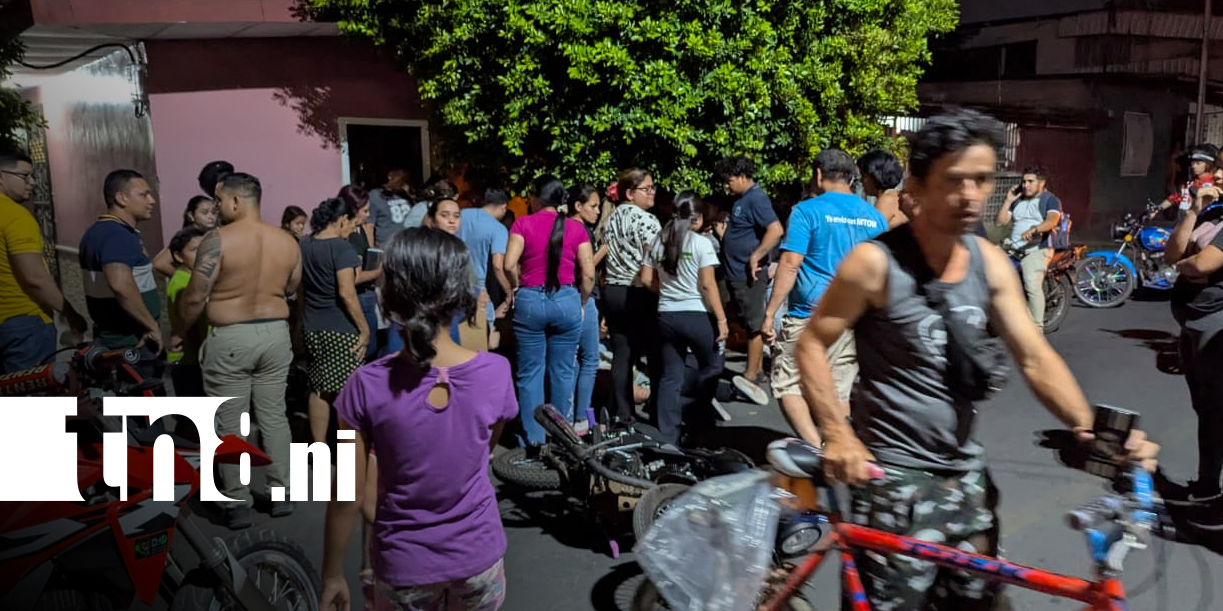 Foto: Camioneta irrespetó señal de alto y dejó a motociclista gravemente lesionada en Managua/TN8