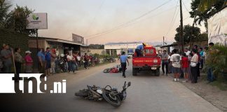 Foto: Motociclista lesionado en Jalapa, Nueva Segovia/ TN8