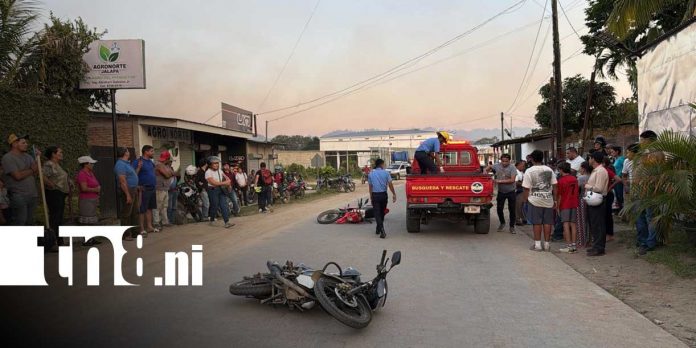 2 Foto: Motociclista lesionado en Jalapa, Nueva Segovia/ TN8