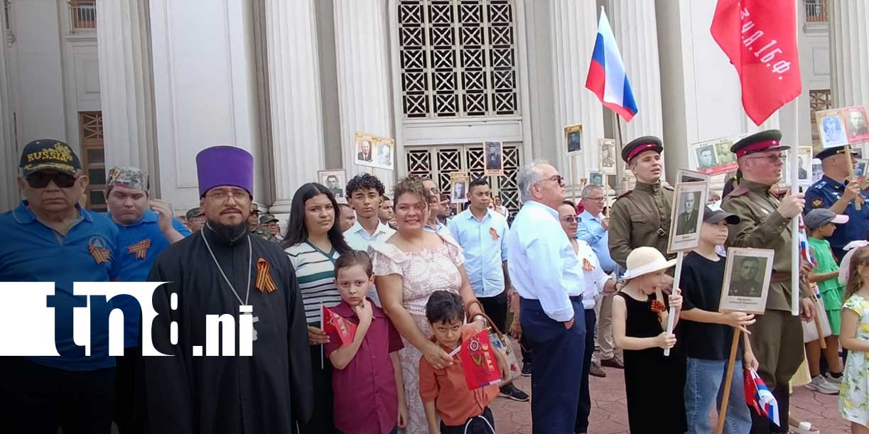 Foto: Embajada de Rusia celebra en Managua el Día de la Victoria / TN8