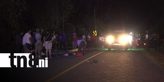 Foto: Trágico accidente en Ometepe deja un motociclista fallecido y una joven lesionada/TN8