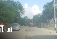 Dos lesionados en accidente de tránsito en la salida Rosita-Bonanza Foto: Dos personas lesionadas en Rosita-Bonanza/ TN8