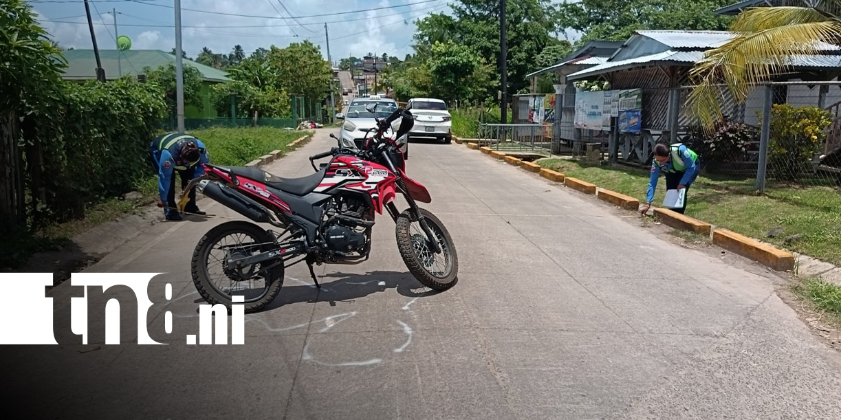 Foto: Motociclistas lesionados en accidentes en Bluefields/TN8