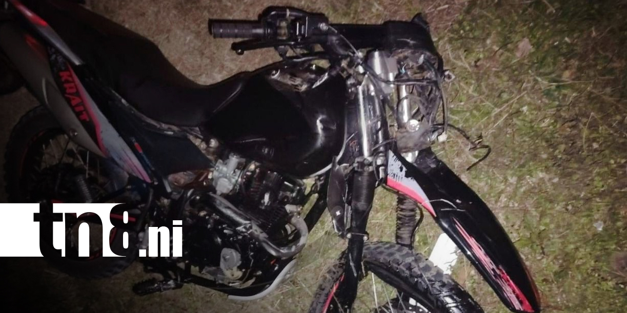 Foto: Motociclista muere en trágico accidente en Jinotega/TN8
