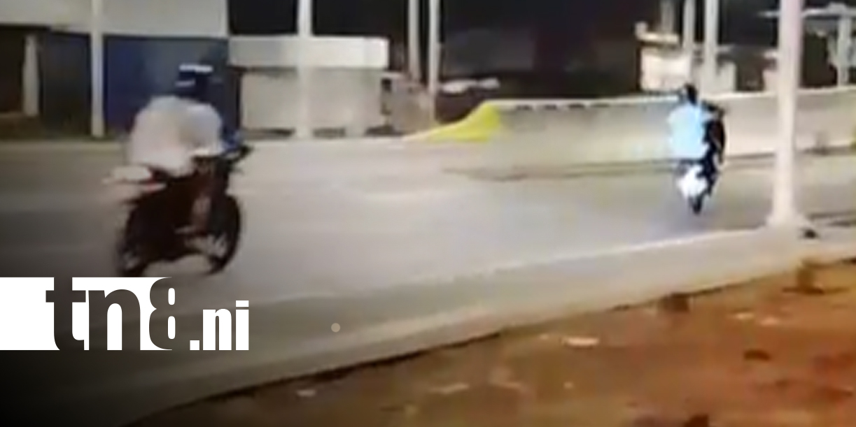 Foto: Carreras ilegales en Managua/TN8