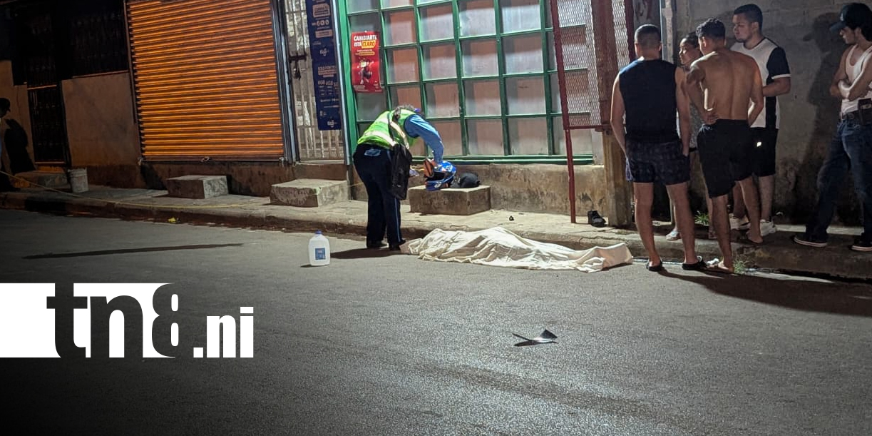 Foto: Accidente: motociclista muere en Managua tras choque/TN8