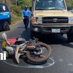 Foto: Motociclista resulta lesionado en carretera Juigalpa –El Rama/TN8