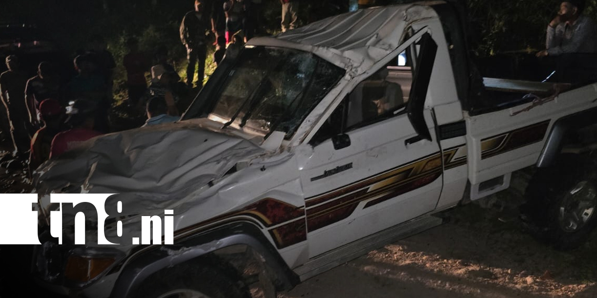 Foto: Tragedia en la carretera de Matagalpa/ TN8