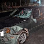 Cuatro lesionados tras múltiple accidente en carretera a Masaya Foto: Caos vial en carretera a Masaya/ TN8