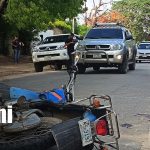 Accidente de tránsito deja dos motociclistas lesionados en Ocotal Foto: Accidente de tránsito deja dos motociclistas lesionados en Ocotal/TN8