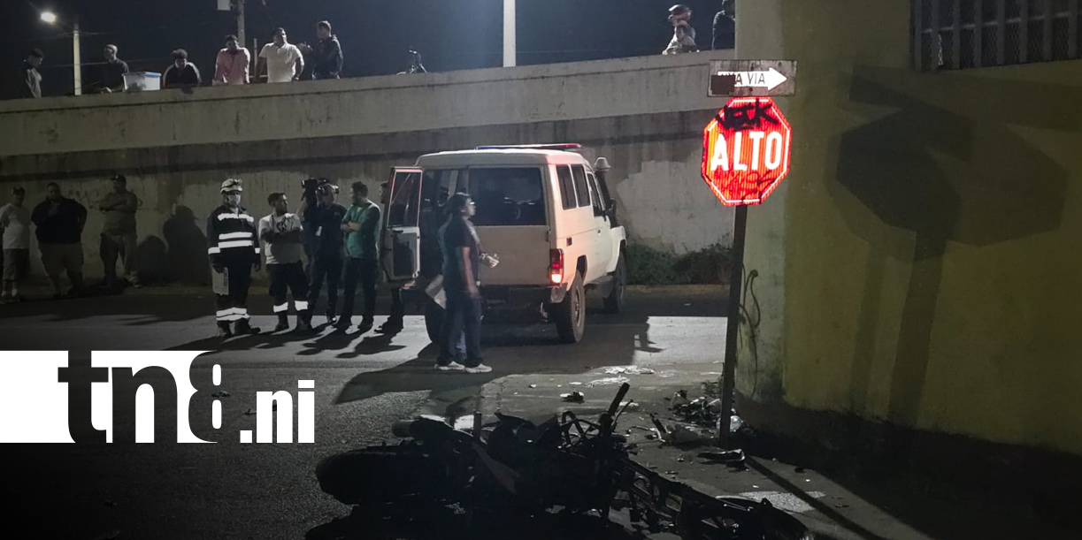 Foto: Motociclista fallece tras fuerte accidente en Rubenia/ TN8