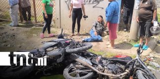 Foto: Accidente de motos en Estelí/TN8