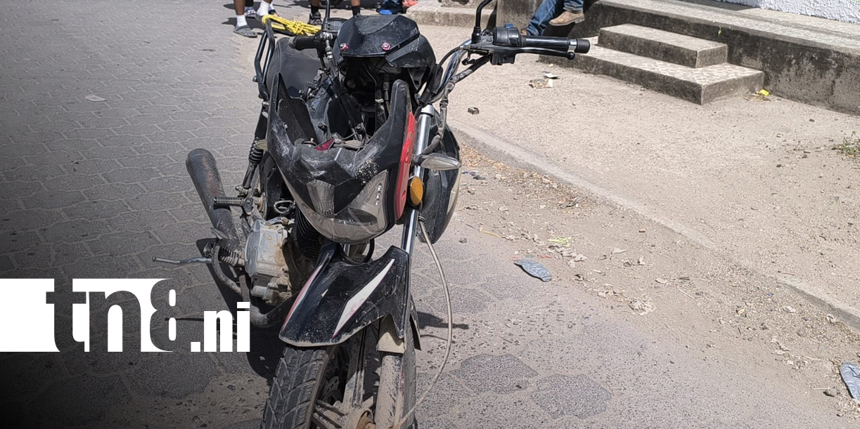 Foto: Menor sobrevive a brutal accidente vial en Estelí/TN8
