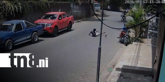 Foto: Accidente de moto en Chinandega/TN8