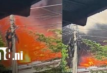 Incendio de grandes proporciones consume una propiedad en el Reparto Schick Foto: Incendio en Managua/ TN8