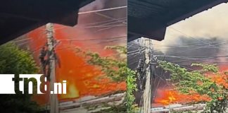 Foto: Incendio en Managua/ TN8