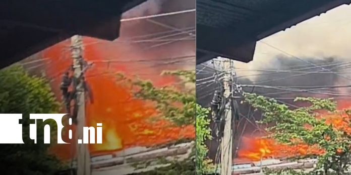 2 Foto: Incendio en Managua/ TN8