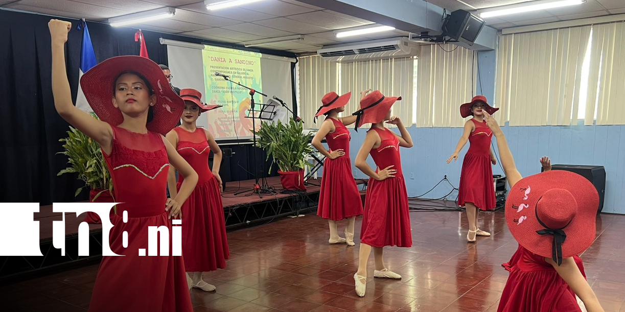 Juventud nicaragüense honra a Sandino con danza y música