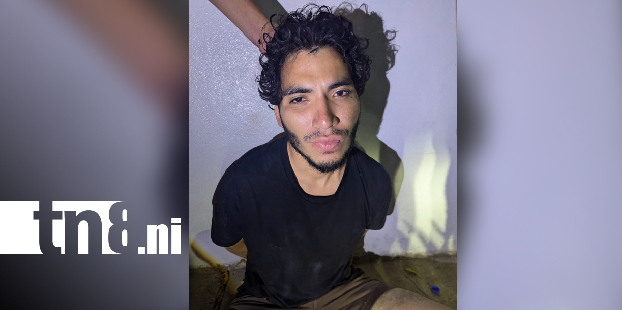 Foto: Capturan a dos presuntos ladrones en Jardines de Veracruz, Managua/TN8
