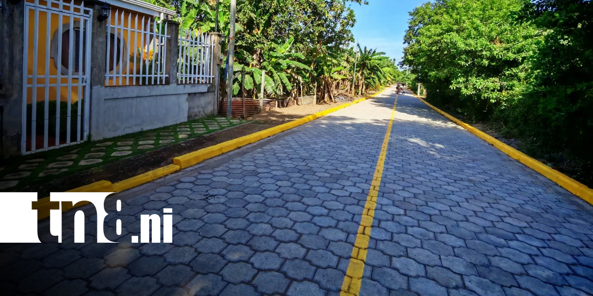Foto: Adoquinado impulsa el progreso vial en Rivas/TN8