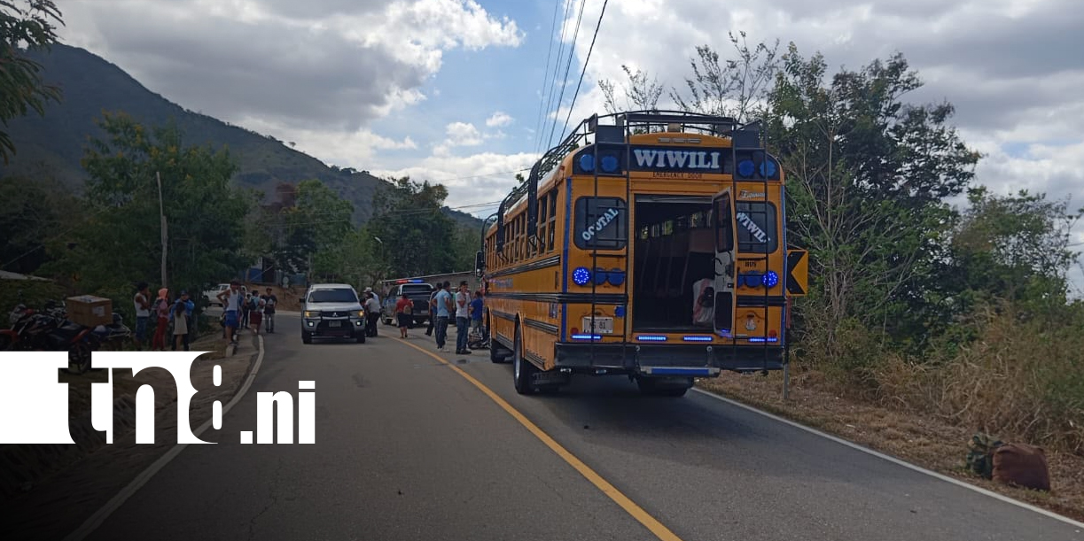 Foto: Accidente deja un motociclista fallecido en Wiwilí/TN8