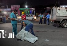 Adulta mayor fallece tras atropello en semáforos de Linda Vista, distrito II de Managua Foto: Atropello en Linda Vista deja una mujer fallecida/TN8