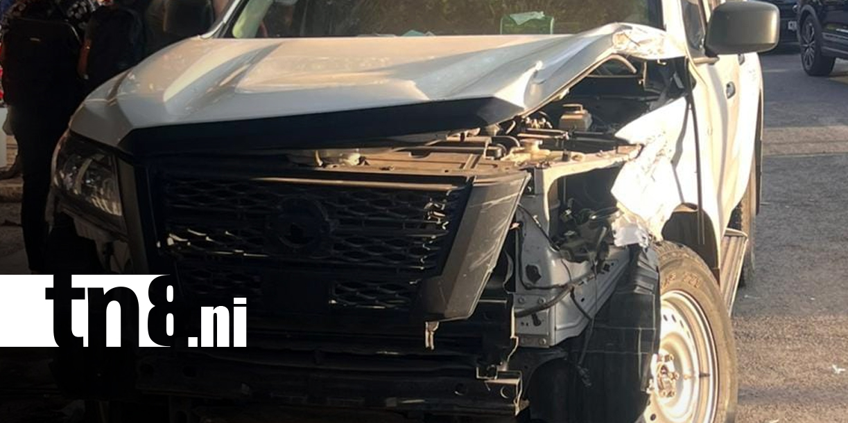 Foto : Violentos choques dejan lesionados en Tipitapa y carretera vieja a León/TN8