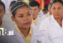 Histórico: 50 enfermeros inician prácticas profesionales en Prinzapolka gracias al programa UNICAM Foto: 50 jóvenes enfermeros llegan a fortalecer la salud en Prinzapolka/TN8