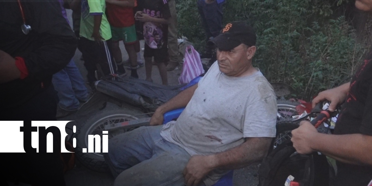 Foto: Gritos, sangre y desesperación: hombre lucha por su vida tras brutal accidente en Estelí/TN8