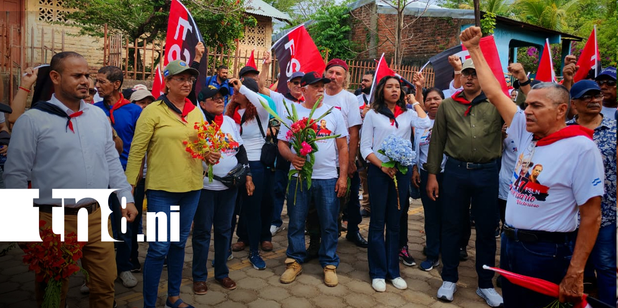 Foto:Rivas conmemora histórica entrada de la columna guerrillera Francisco Gutiérrez/TN8