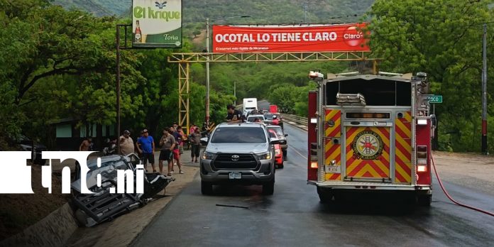2 Foto: Triple choque deja nueve heridos en Ocotal/TN8