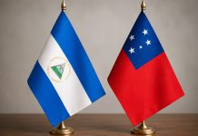 Foto: Nicaragua envía mensaje clave a Samoa por su independencia