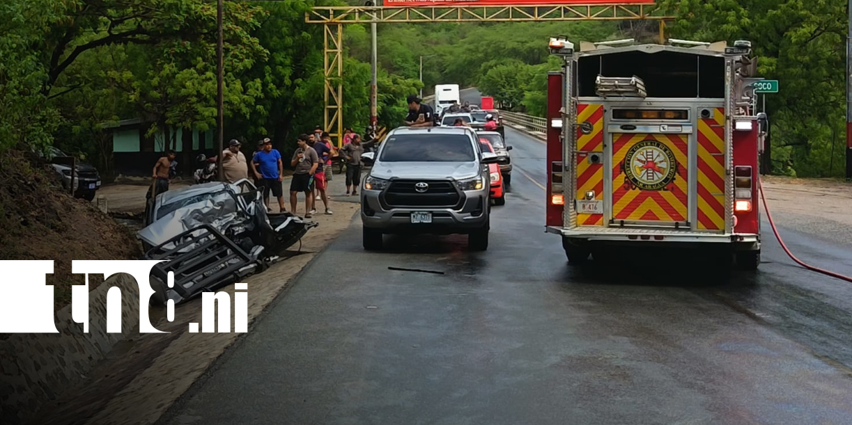 Foto: Muere uno de los lesionados tras triple colisión en Ocotal/TN8