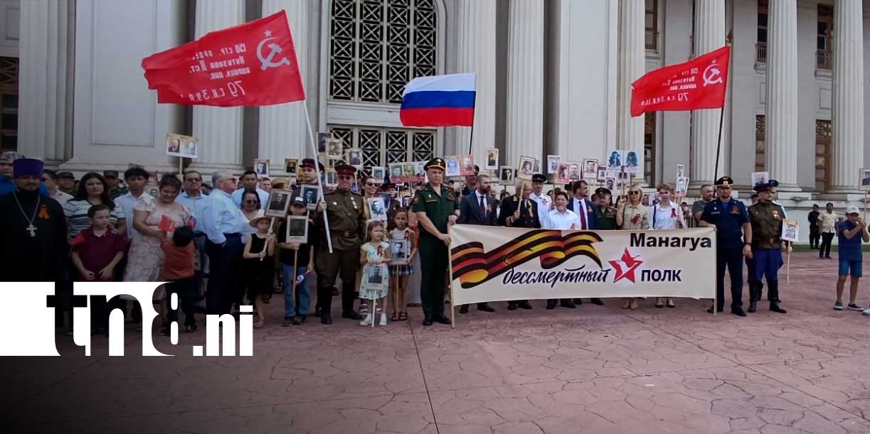 Foto: Embajada de Rusia celebra en Managua el Día de la Victoria / TN8