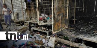 Foto: Incendio deja pérdidas totales en el Mercado Oriental/ TN8